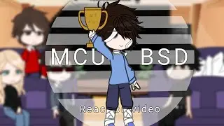 !Re-upload! Idiosyncracy react to Dazai Osamu  Marvel Cinematic Universe x BSD crossover