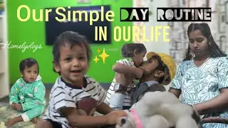 Simple  our day routine in our life//Leo's funny things//Homely vlogs🦋🫰