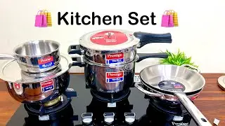 Top 30 Kitchen Gadgets #kitchen #cookware #dmart triply Kadai #live