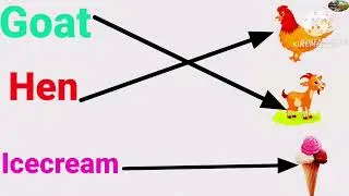 Match the word with the picture || Matching Activity || English Language Learning || #abcd