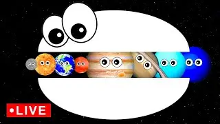 Square Planet for Baby🪐🌎🔴| Planets Mercury Venus Earth Mars Jupiter Saturn Uranus Neptune #atoyday