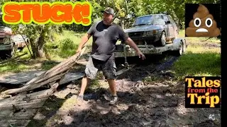 Picking up TEN 80&rsquo;s CLASSIC Cars in a TREE filled SWAMP turns into a $#!% Show!  