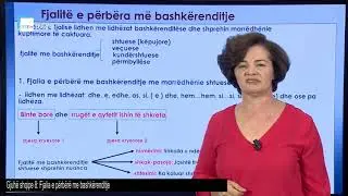 Gjuhë shqipe 8 - Fjalia e përbërë me bashkërenditje