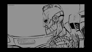 [DRAWING] The guy from a game (Motormouth red asphalt) photoshop speed drawing and painting