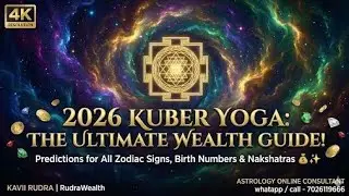 💰Kuber Yoga -Ultimate Wealth Guide (2026) Predictions for All Zodiac Signs, Birth Numbers,Nakshatras