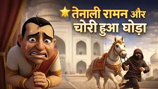 🧠 तेनाली रामन और चोरी हुआ घोड़ा#trending #panchatantrastories #animatedcartoon #animation #facts 