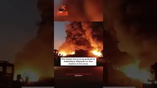 Fire breaks out at scrap godown in Ankleshwar, Bharuch; 10+ fire tenders at the scene.