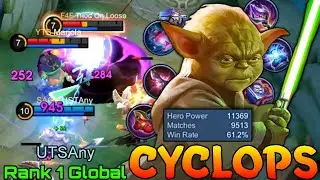 9,500+ Matches Cyclops Deadly Mage - Top 1 Global Cyclops by USTAny - Mobile Legends