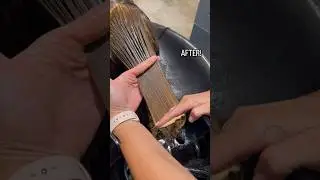 Toner time🤤We love a good toner for our highlight babe&rsquo;s! #highlights #toner #satisfying #love✨