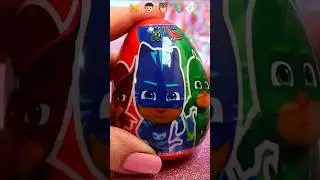 ASMR UNBOXING PJ Mask Nostalgic Candy Egg Review ❤️#shorts #asmr #pjmasks #trending #disney #candy