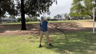 Very loud whip cracking with my 8ft Bullwhip