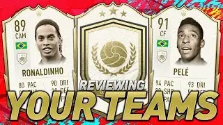 I RATE YOUR TEAMS! BASE ICON UPGRADE EDITION! #FIFA20 ULTIMATE TEAM