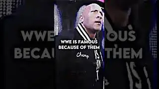 Wwe is famous because of them 💫 #wwe #shorts
