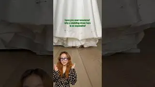 Почему подолы свадебных платьев стоят так дорого? #свадебныепеределки #руководствопошитью