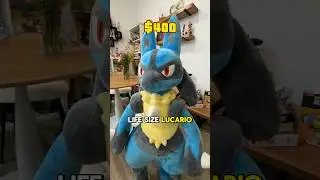 I ordered the $400 Lifesize Lucario 🫠