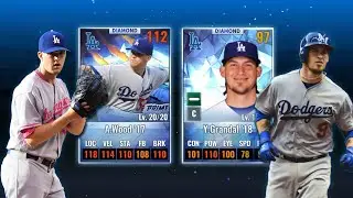 Skill Changing Diamond Prime Alex Wood and Yasmani Grandal! MLB 9 Innings 21