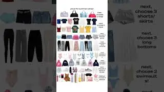 pack for summer camp