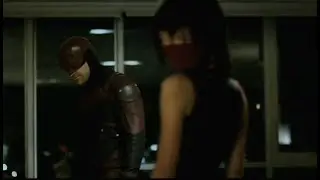 (Daredevil 2x07) Matt and Elektra beat up a professor for answers