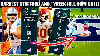 HARVEST TYREEK HILL AND STAFFORD DOMINATE! HARVEST LTD STAFFORD AND TYREEK HILL GAMEPLAY | MADDEN 22
