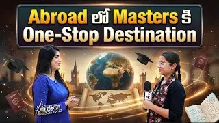 Masters Abroad Made Simple | Telugu Students Guide to UK & USA Education | ‪‪SumanTV Deepthi