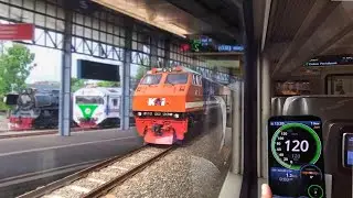 #ASMRKereta - KA Argo Dwipangga Luxury (Jakarta - Jogja - Solo) ~ Kereta Tercepat Jakarta Yogyakarta