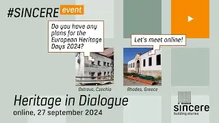 Heritage in Dialogue - European Heritage Days 2025 - Full recording (edited)