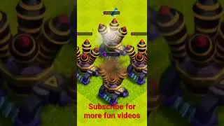 Coc clash of clans air defence vs lightning spell level 1 vs max