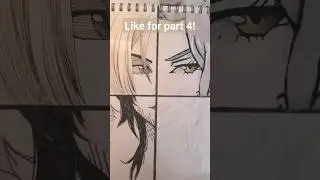 Drawing severn deadly  sins merlin in 4 different styles part 3 🙃 #art #sevendeadlysins #drawing