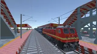 Real high graphics train simulator game INDIAN RAILWAY SURYA GAMING 🚂🚂
