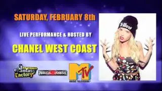 CHANEL WEST COAST LIVE THIS SATURDAY, FEBRUARY 8, 2014