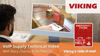 Viking VoIP Emergency Phone E-1600-IP-EWP: Product Feature and How to Register with Sangoma PBXact