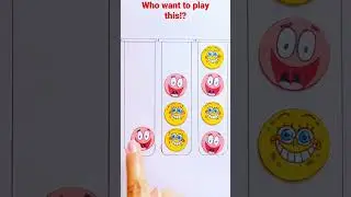 SpongeBob puzzle 🧩 diy drawing ideas #shorts #easy #art #fnf #spongebob #game #papercraft #diy