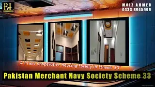 Pakistan Merchant Navy Society, Scheme 33 , Brand New 2 Bedroom Drawing And Dining Room Apartments