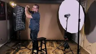 How to Control Background Shadows w/ Hard & Soft Light & Different Modifiers