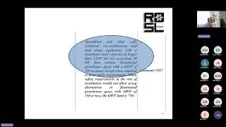 IRI Technical Webinar &ndash; Fgas regulation 2024 Training and Certification