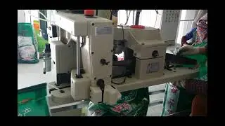 Automatic bag closing machine line for paper bag,kraft paper bags,PP bags and PE bags