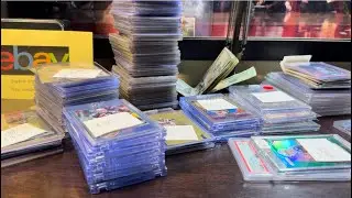 Sports Card Show Pickup Video! Salem Oregon Convention Center 👍 Spending $650. PSA Raw to Grade