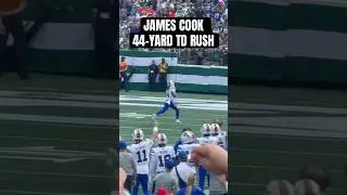 An explosive James Cook 44-yard touchdown run #bills #jets #nfl #shorts