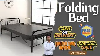 Best Folding Bed 2025 🛏️ |  Stylish Metal Folding Bed Unboxing🔥 | HoneyTouch  Stylish Bed Frame