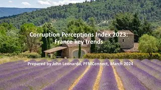 Corruption Perceptions Index 2023 France key trends