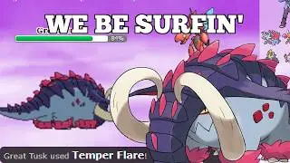 We used SURGE SURFER GREAT TUSK in Almost Any Ability and it's SHOCKINGLY good!
