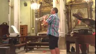 Sillico Trumpet masterclass Reinhold Friedrich Bordogni cadenza surprise