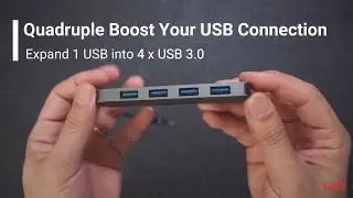 Quadruple Boost Your USB Connection | 5Gbps | uniAccessories