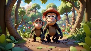 Marvin the Monkey Finds a Hat | Animal Adventure Song for Kids | Fun Dress-Up and Learning Rhyme