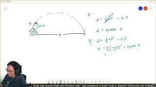 Horizontal Displacement of Projectile at an Angle