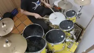Drum solo - Pearl decade maple com peles Dudu portes