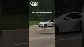 BMW M4 Competition exhaust!! #bmwm4 #cars #bmw