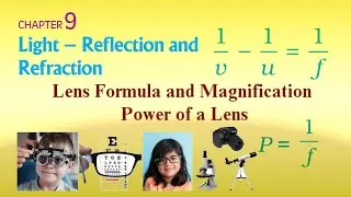 Class - 10 | Science | Chapter -&nbsp;9&nbsp;| Lens Formula and Magnification, Power of a Lens |