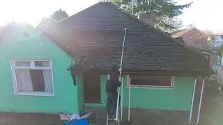 Roof Clean (Very Mossy Roof Scrape)