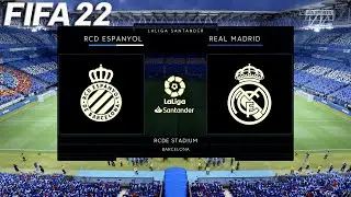 ⚽ RCD Espanyol vs. Real Madrid C.F. ⚽ | La Liga deduction (2022/23 season) | FIFA 22
